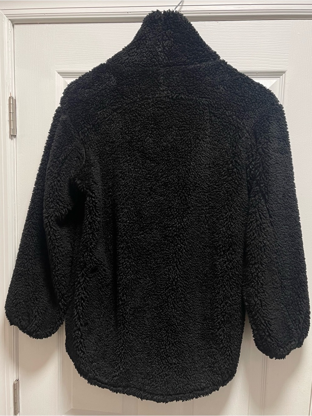 Lululemon Warmth Restore Long Cozy Soft Fleece Pullover Black #LW3FIBS Size 4 - Picture 3 of 12